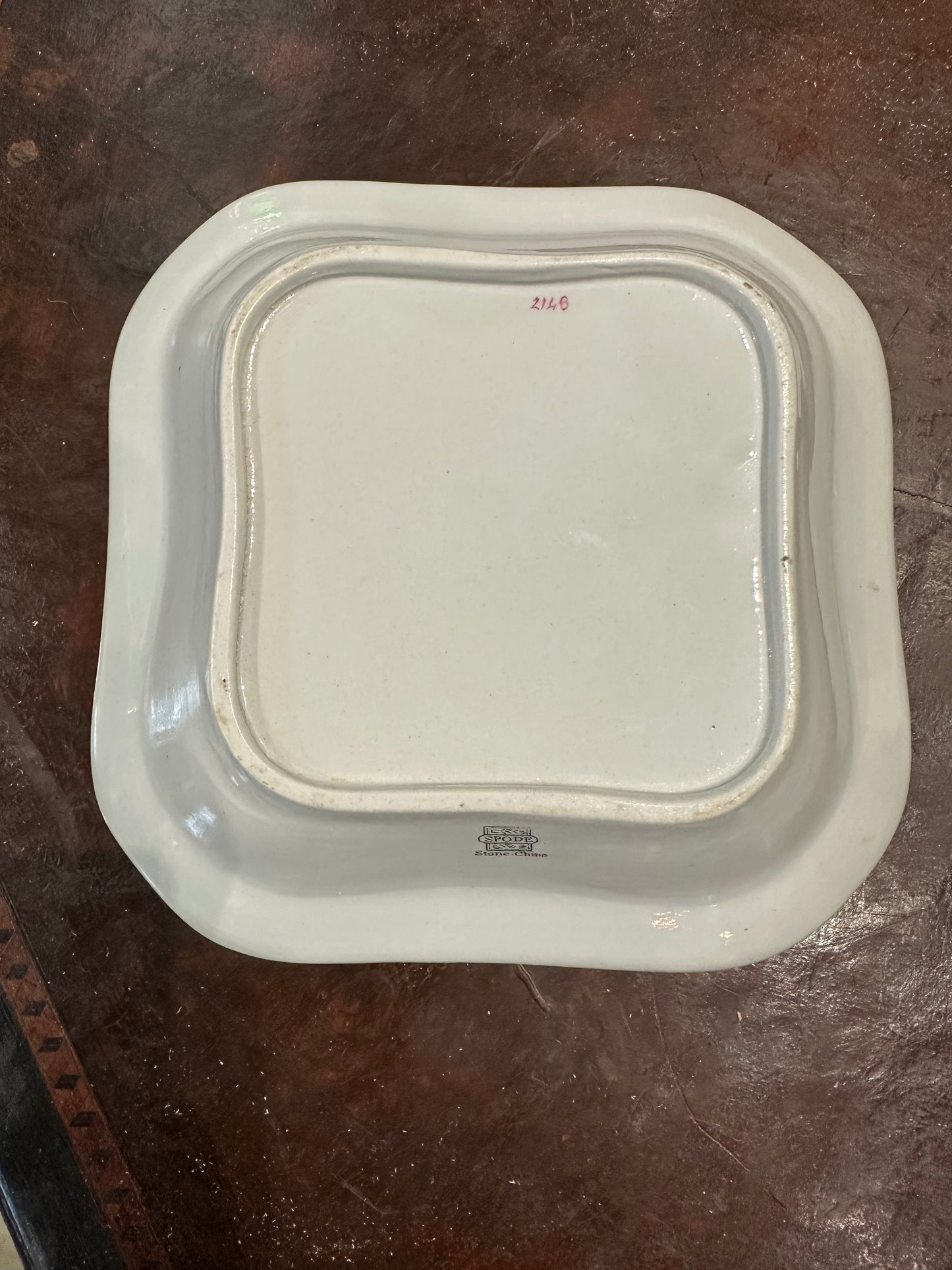 Spode Stone China “Willis Indian Tree” Square Serving Bowl
