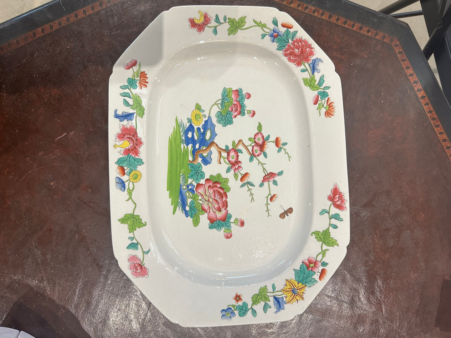 Spode Stone China “Willis Indian Tree” Extra-Large Serving Platter