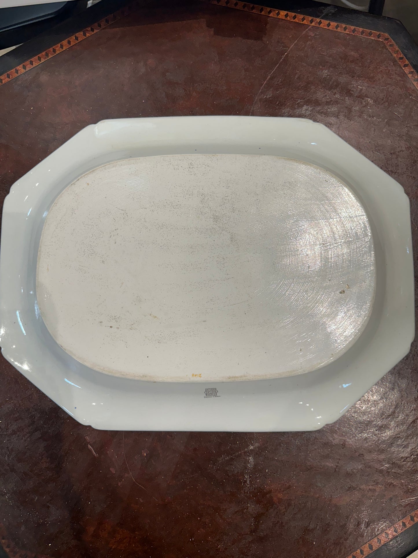 Spode Indian Tree 19" Large Platter with Drip Tray Insert