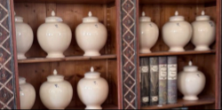 Italy Italian ceramic pharmacy containers Circa 1870