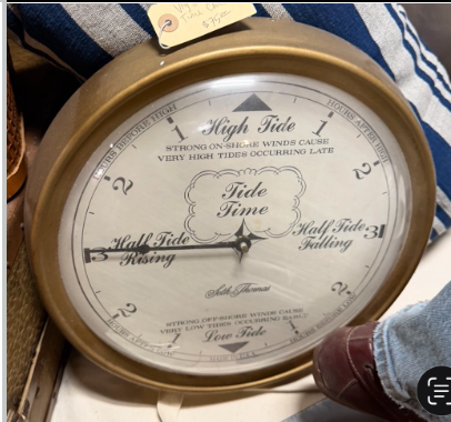 Vintage Tide Clock