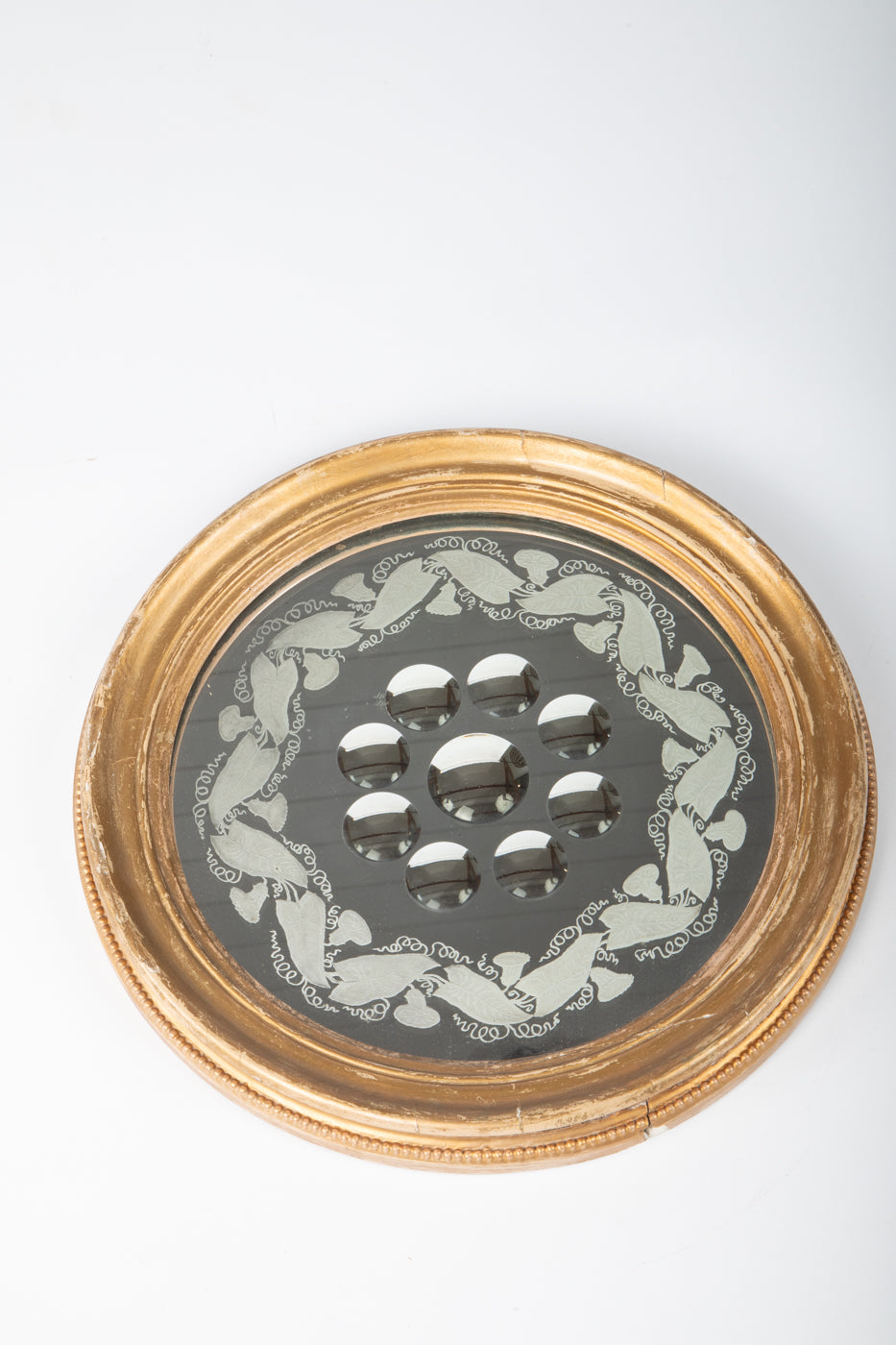 Gilt Bullseye Mirror