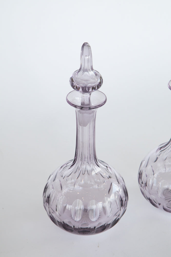 Amethyst Glass Spirit Decanter - Sold Individually