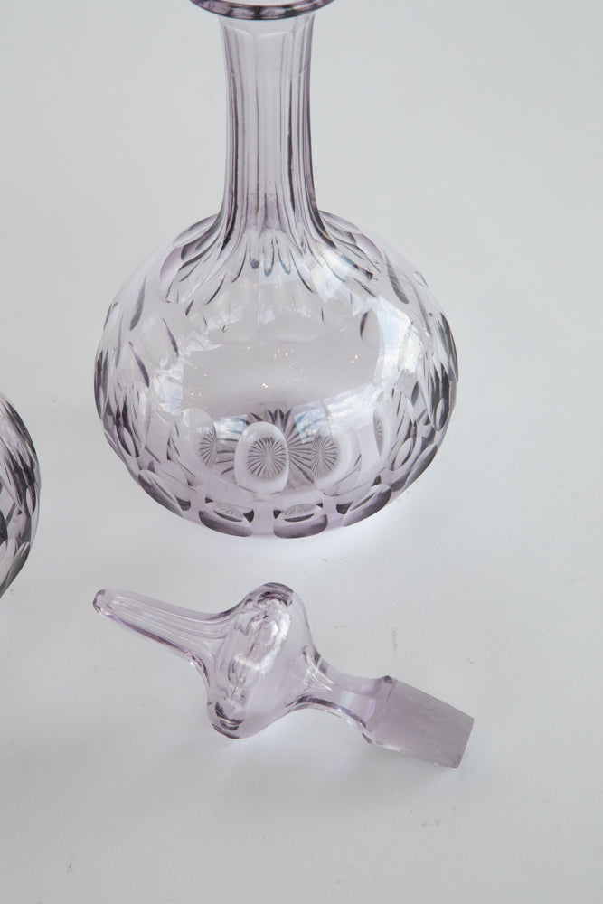 Amethyst Glass Spirit Decanter - Sold Individually
