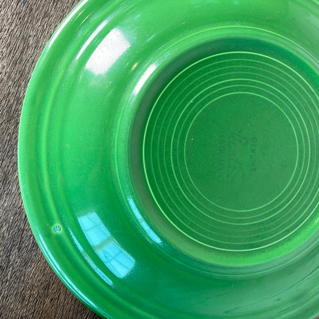 Vintage Fiestaware Medium Green Dinner Plate 10 3/8”