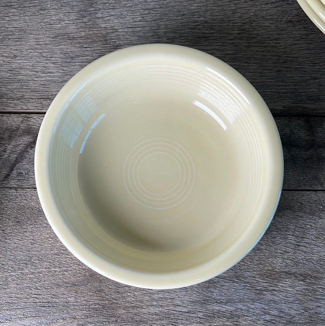 Ivory 7” Nappy Bowl Fiestaware