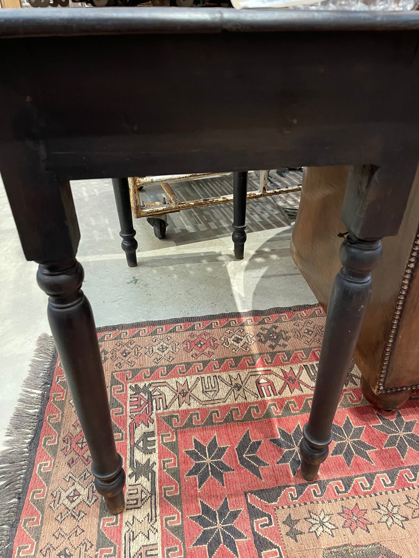 Small French Black Desk