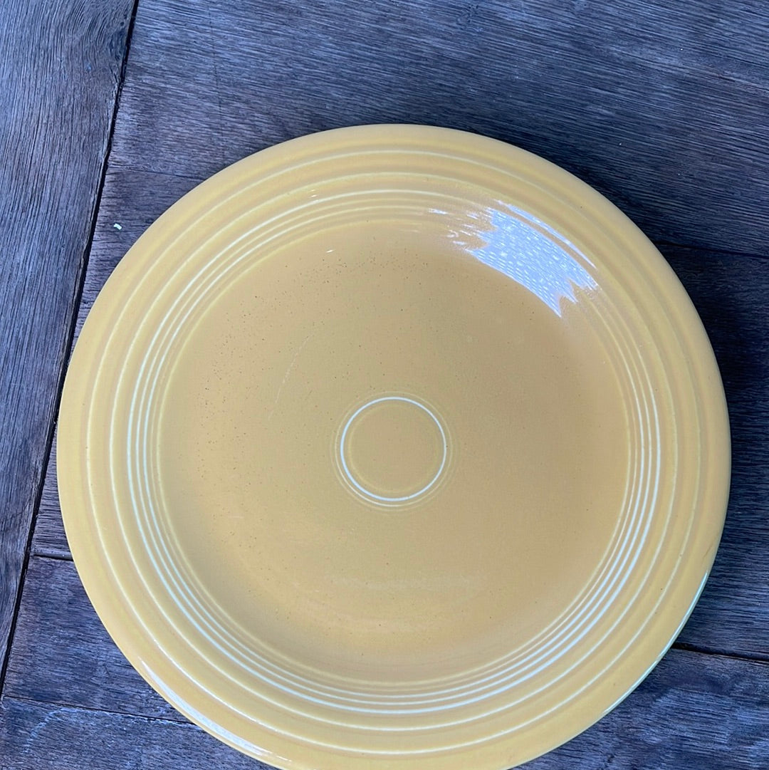 Vintage Fiestaware Antique Gold Dinner Plate 10 3/8”