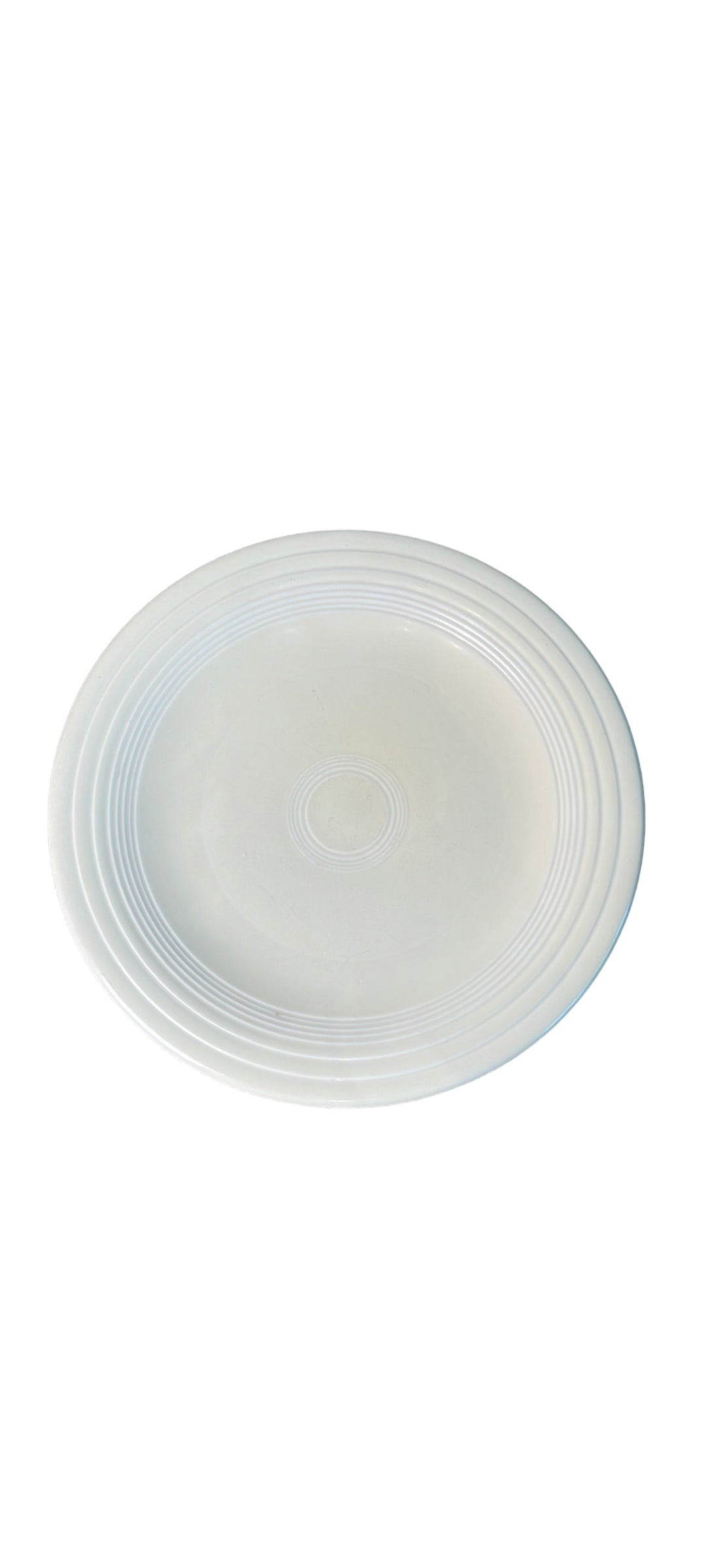 Vintage Fiestaware Ivory Dinner Plate Homer Laughlin Fiestaware 10.5" Diameter