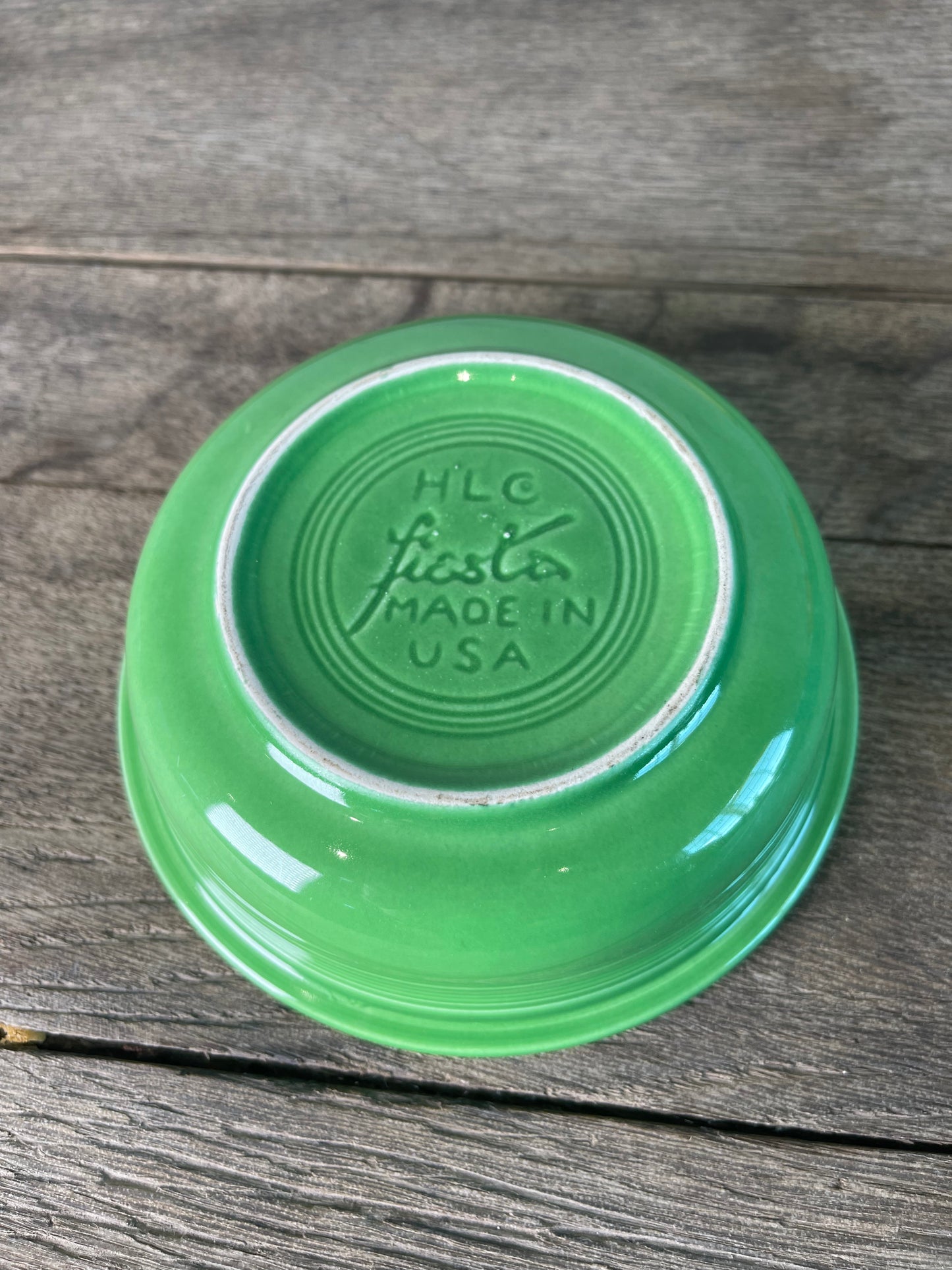 Vintage Medium Green Fiestaware Vintage Cereal Bowl