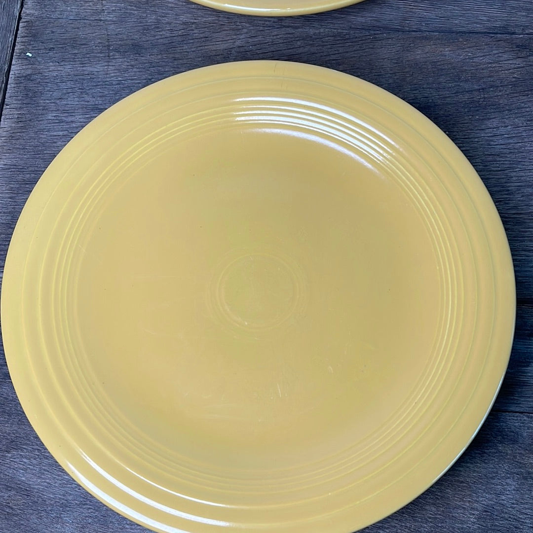Vintage Fiestaware Antique Gold Dinner Plate 10 3/8”
