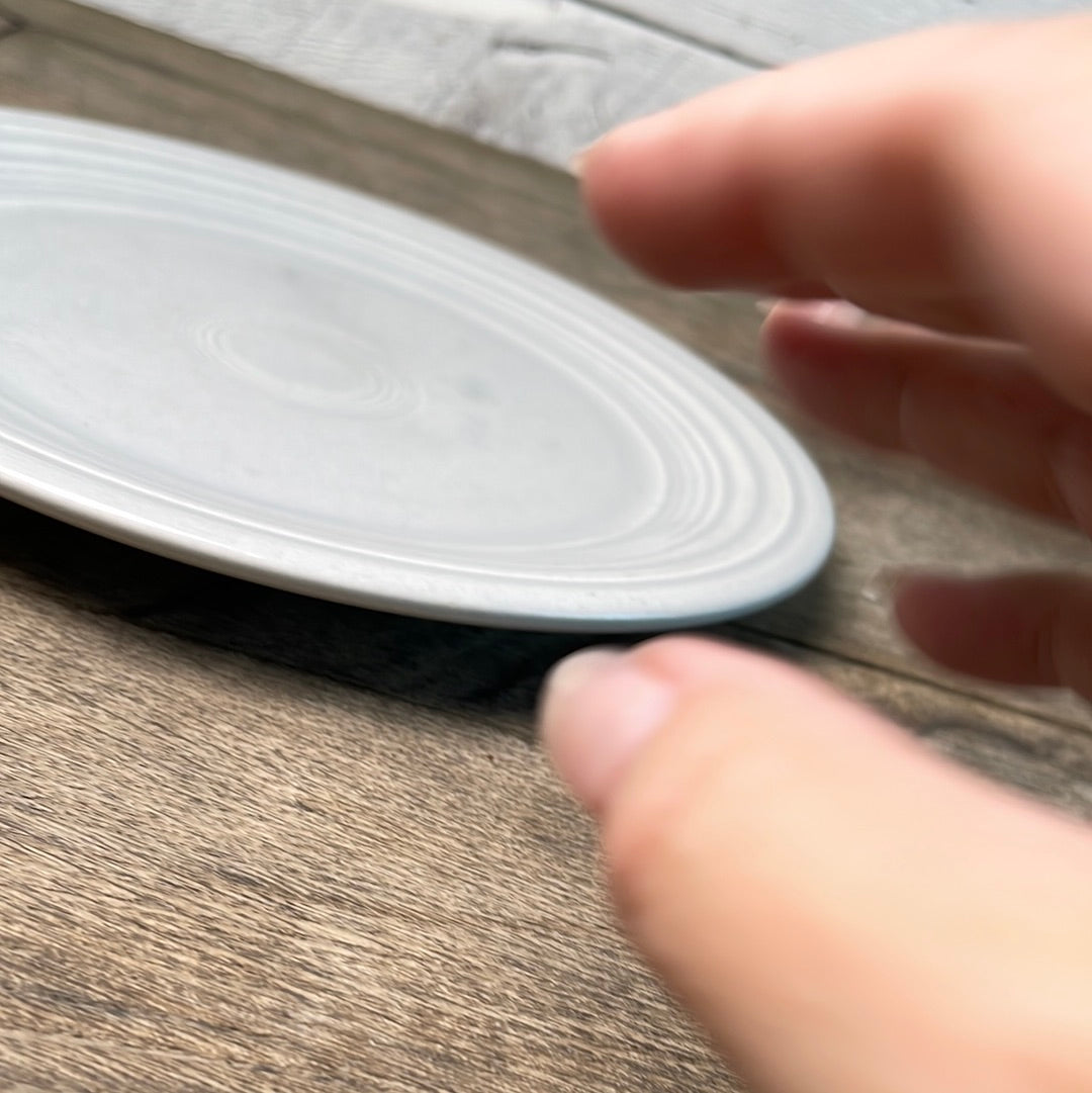 Original Fiestaware Vintage Gray Fiesta Luncheon Plate