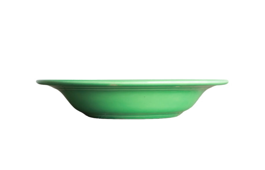 Vintage Fiestaware Light Green Rim Soup Bowl