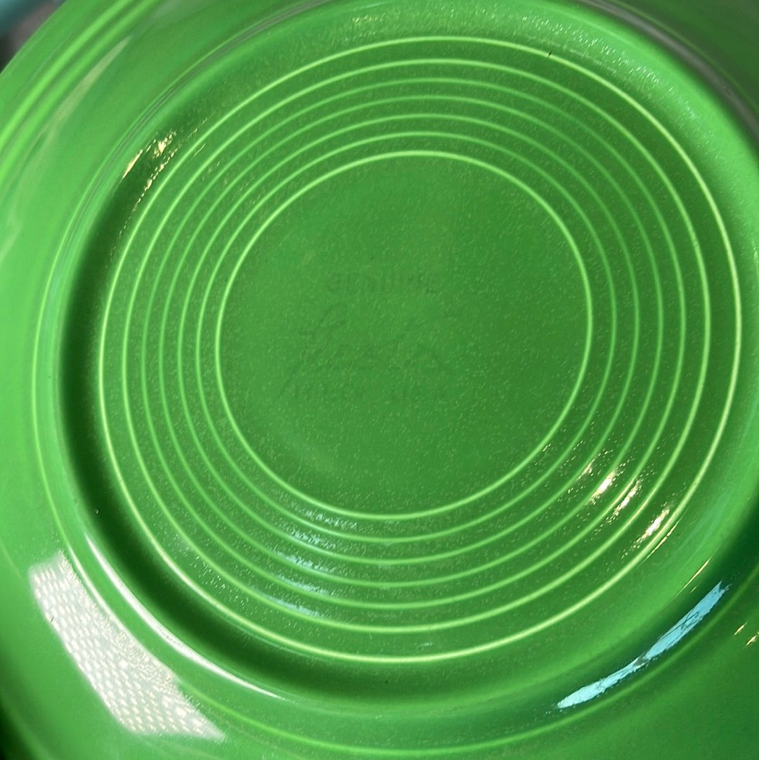 Vintage Fiestaware Medium Green Dinner Plate 10 3/8”
