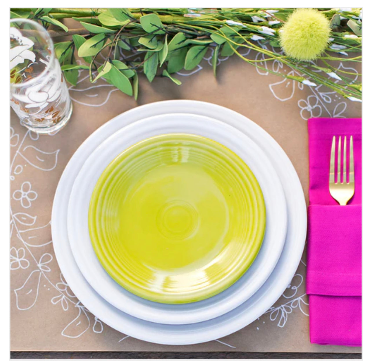 Classic 7.25” Sunflower Salad Plate from Fiestaware