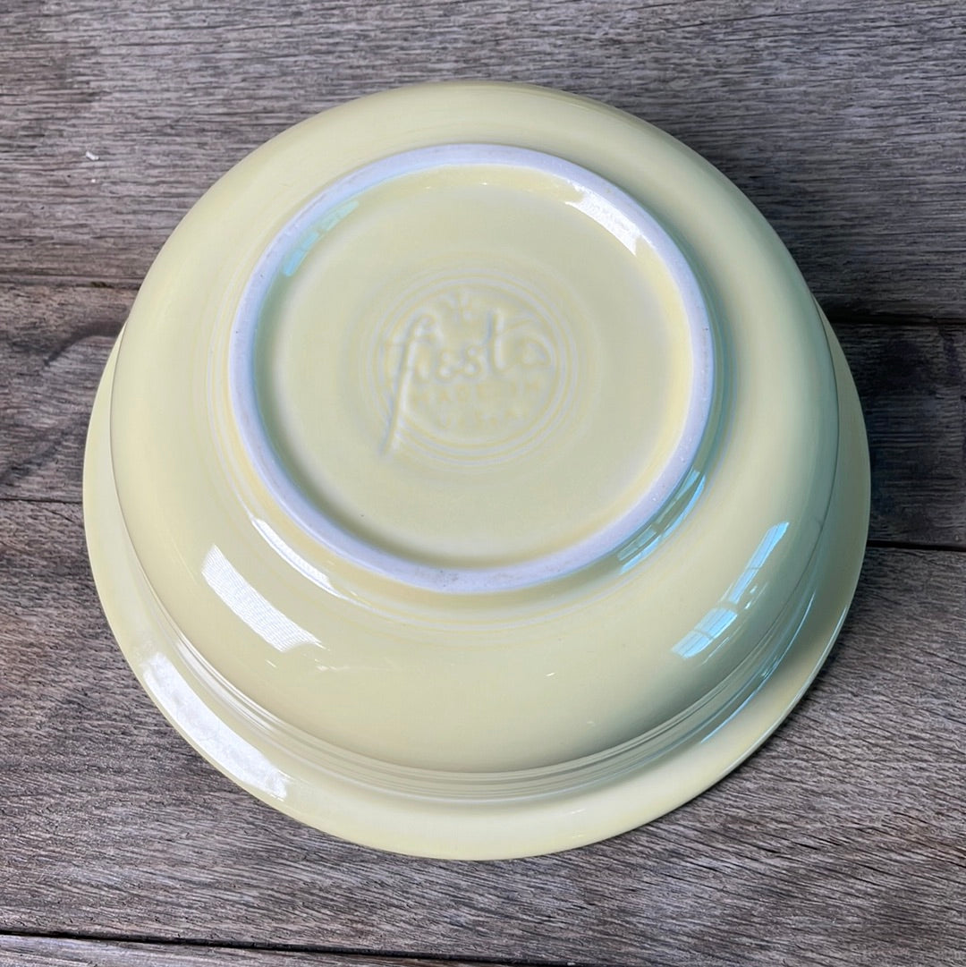 Fiestaware Nappy 8” Bowl New Yellow