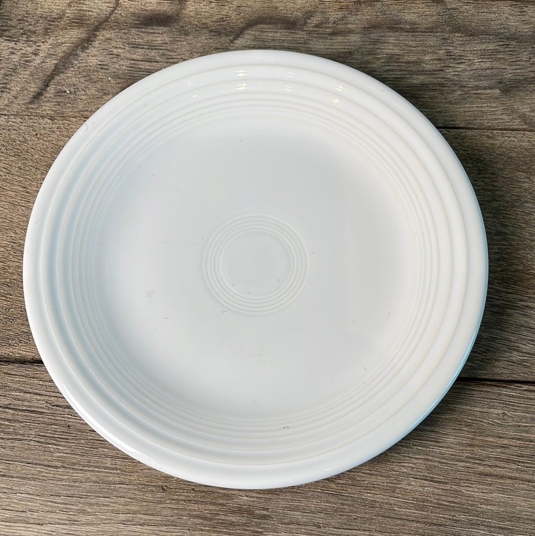 Fiesta ware White 7 1/8 Small Plate