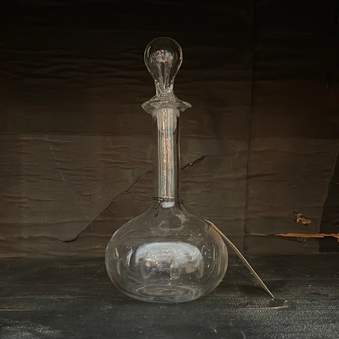 Decanter Hand Blown Art Deco