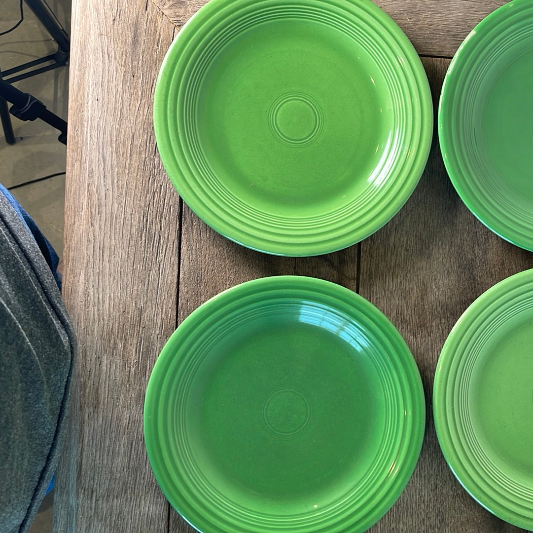 Vintage Fiestaware Medium Green Dinner Plate 10 3/8”