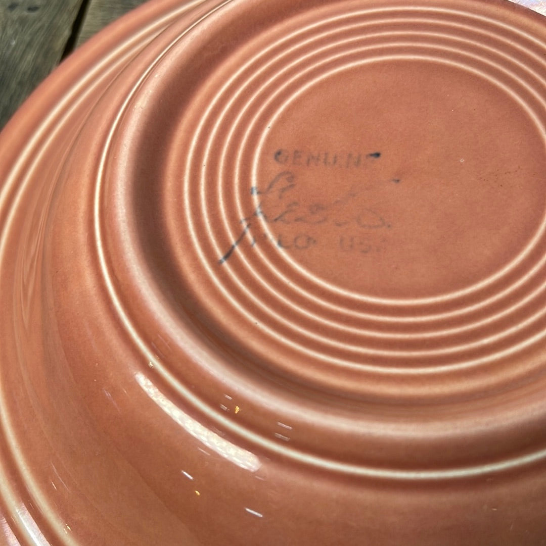 Vintage Fiestaware Peony Rim Soup Bowl