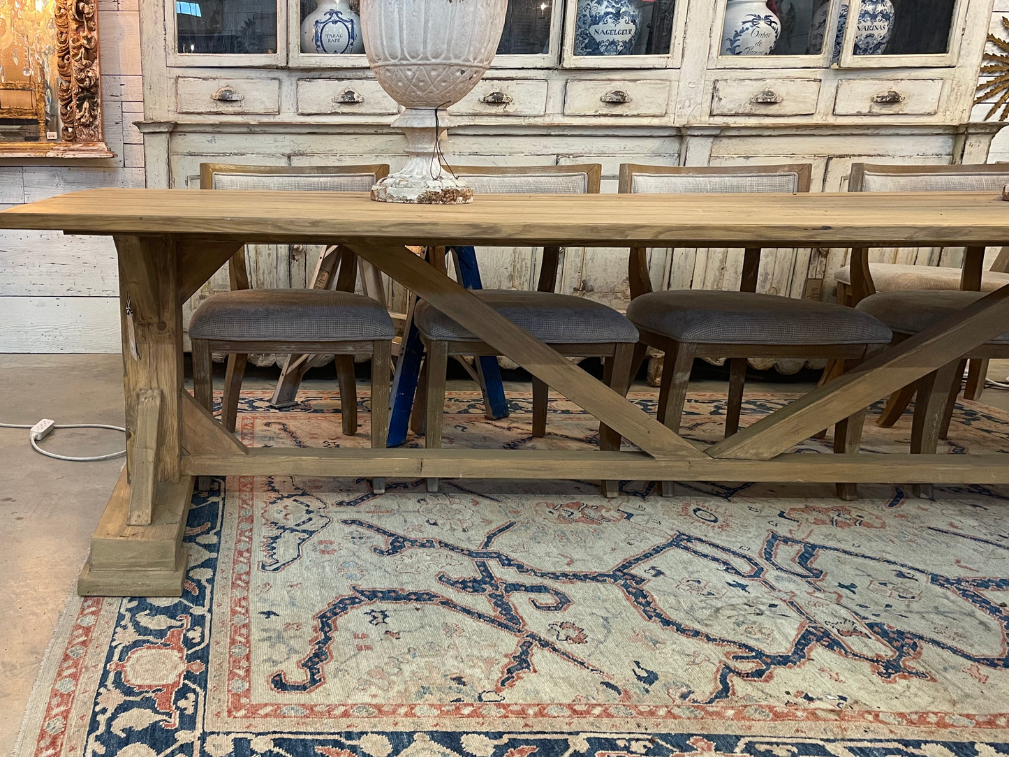 Table Dining Long Oak French