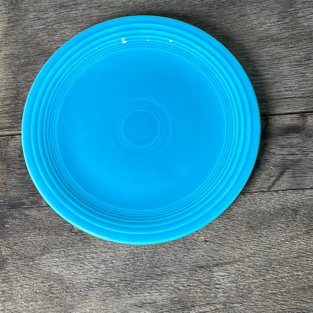 Vintage Fiestaware Turquoise Salad Plate from Fiestaware