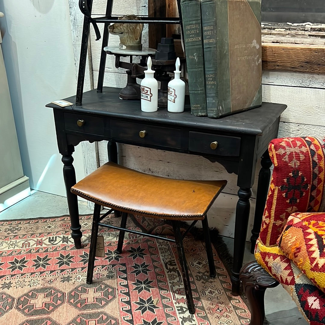 Small French Black Desk