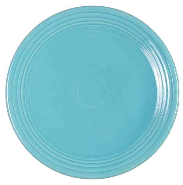 Vintage Turquoise Fiestaware chop platter from Fiestaware
