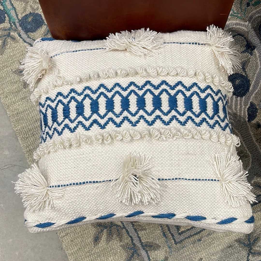 Natural Blue 18 x 18 Pillow