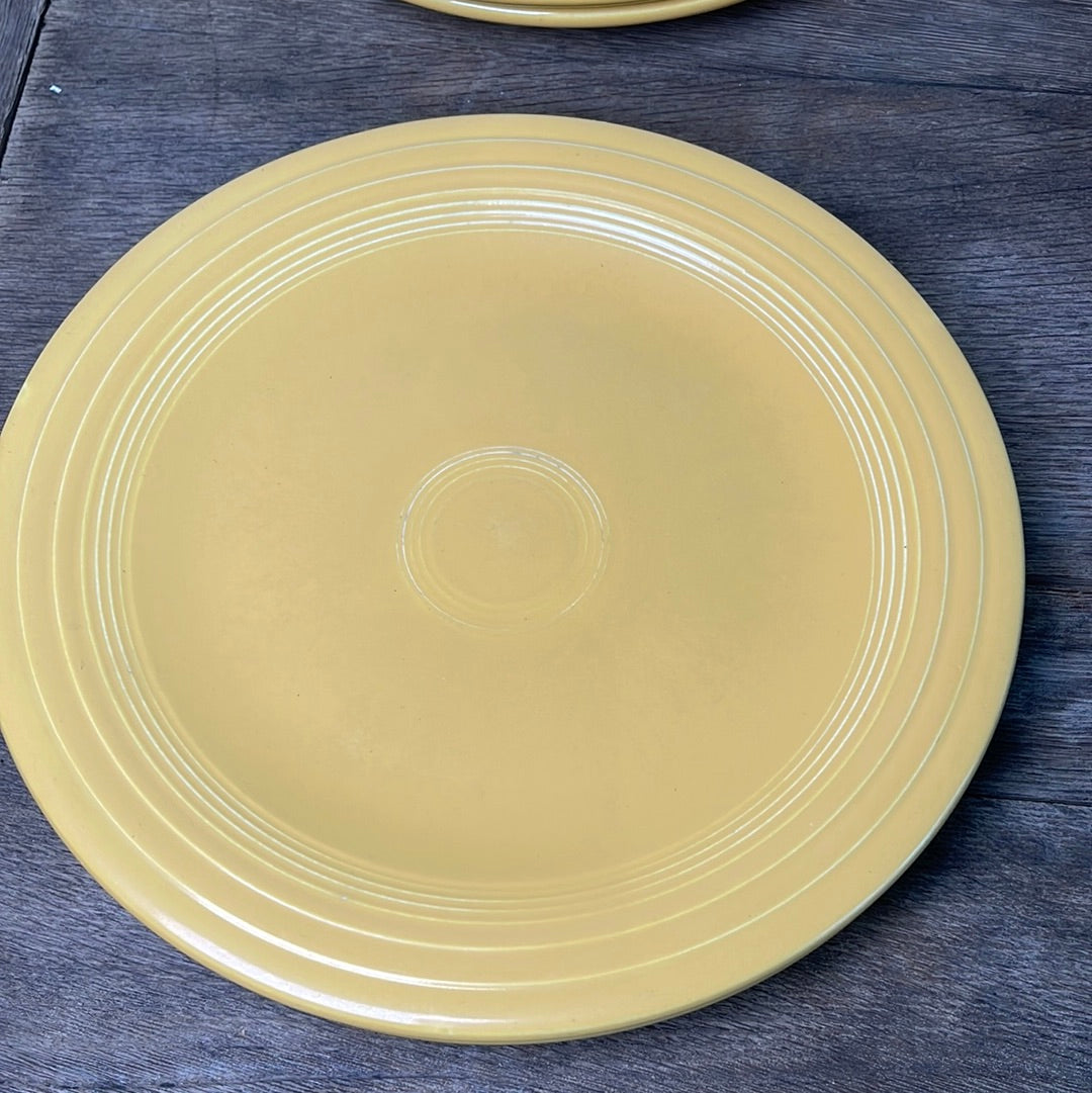Vintage Fiestaware Antique Gold Dinner Plate 10 3/8”