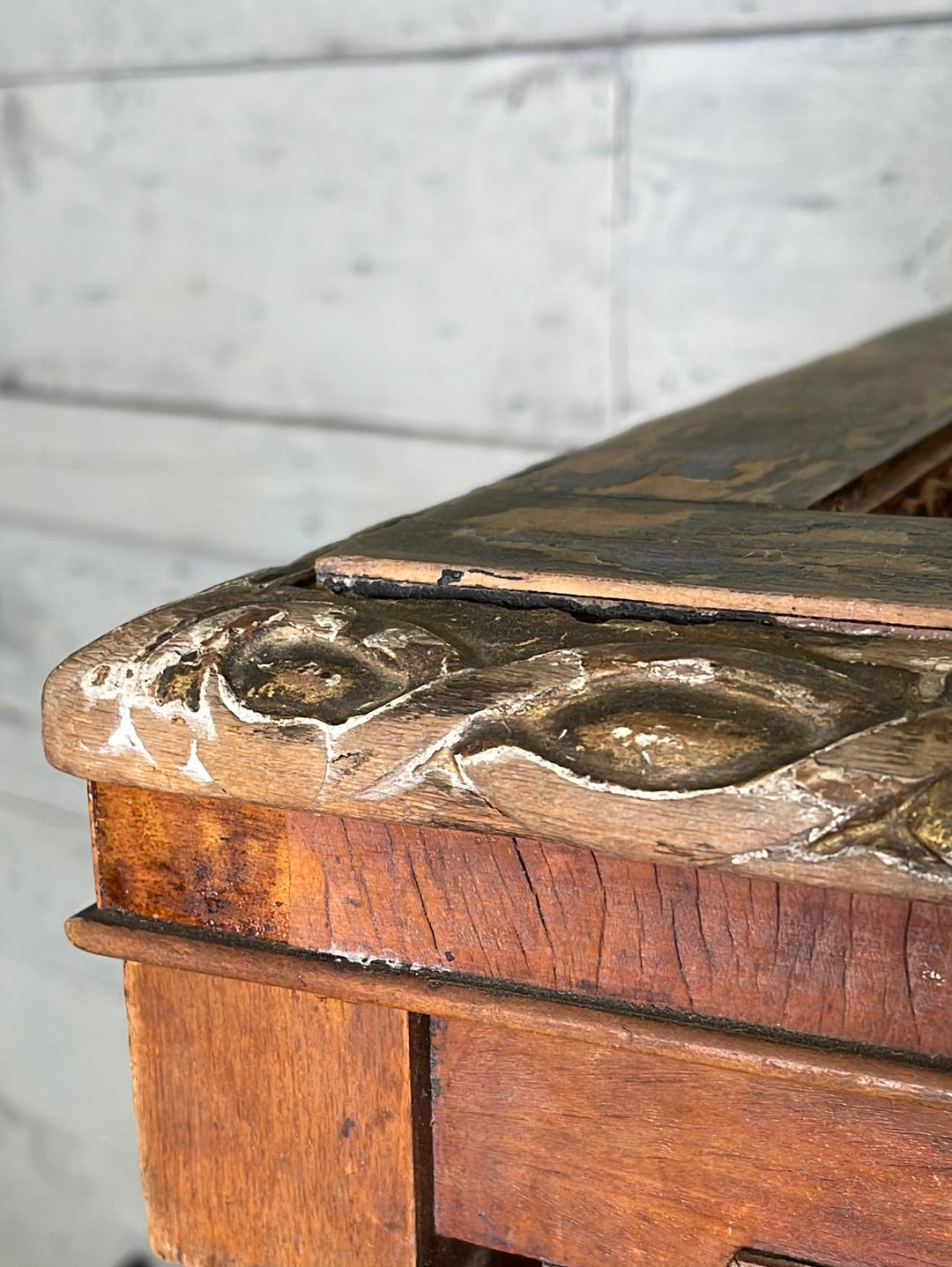 French Display Case Wood and Clear