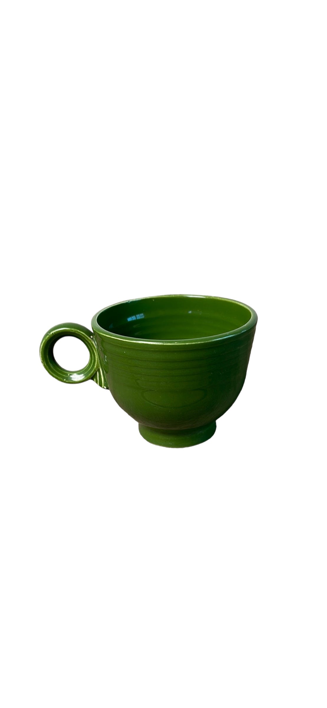 Homer Laughlin Fiesta Forest Green Cup Older Edition
