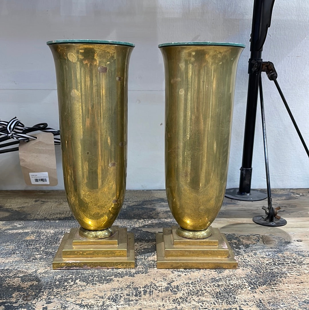 Brass Vases - Square Religious