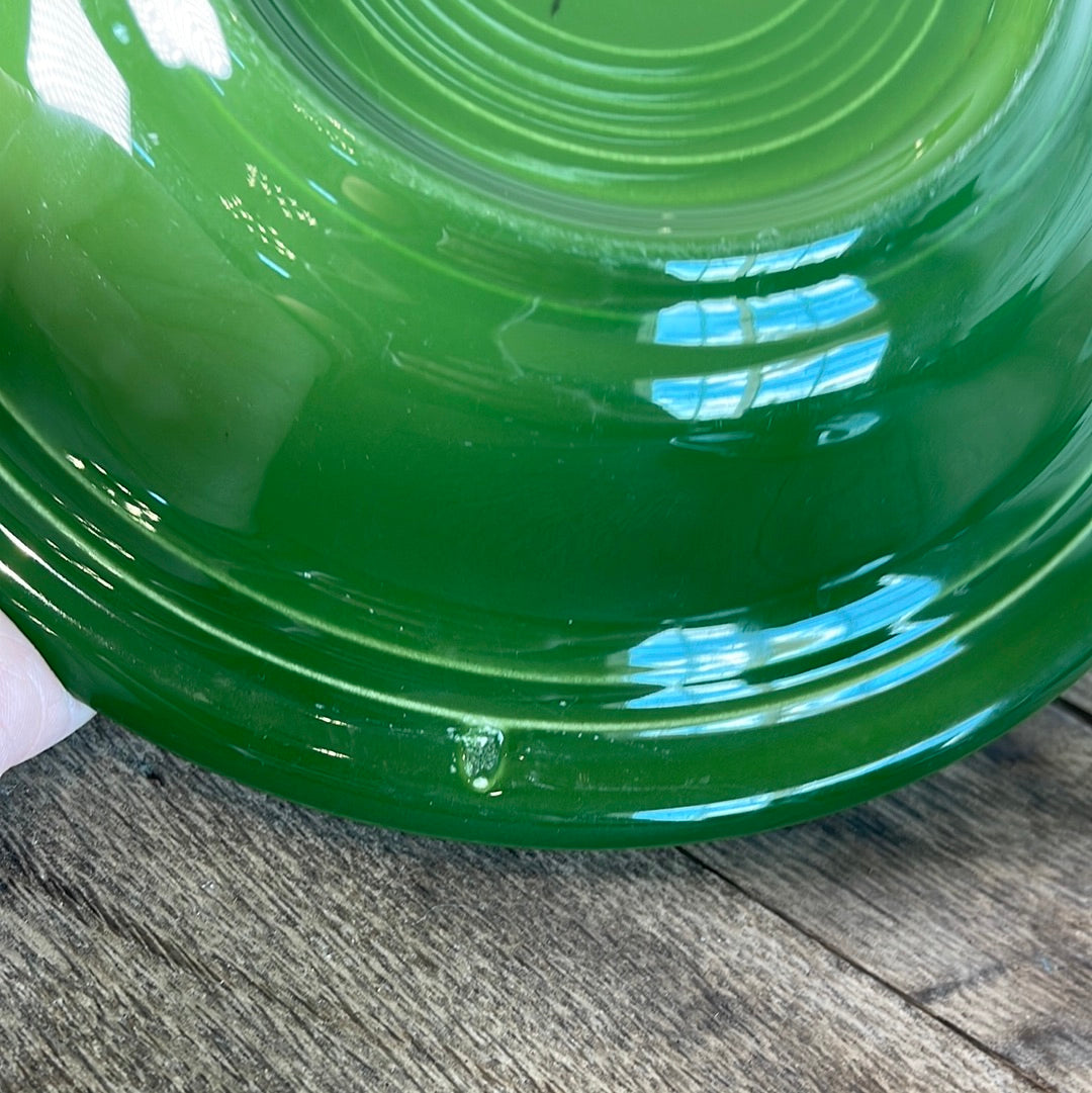 Original Fiestaware Forest Green Flat Rimmed Soup Bowl