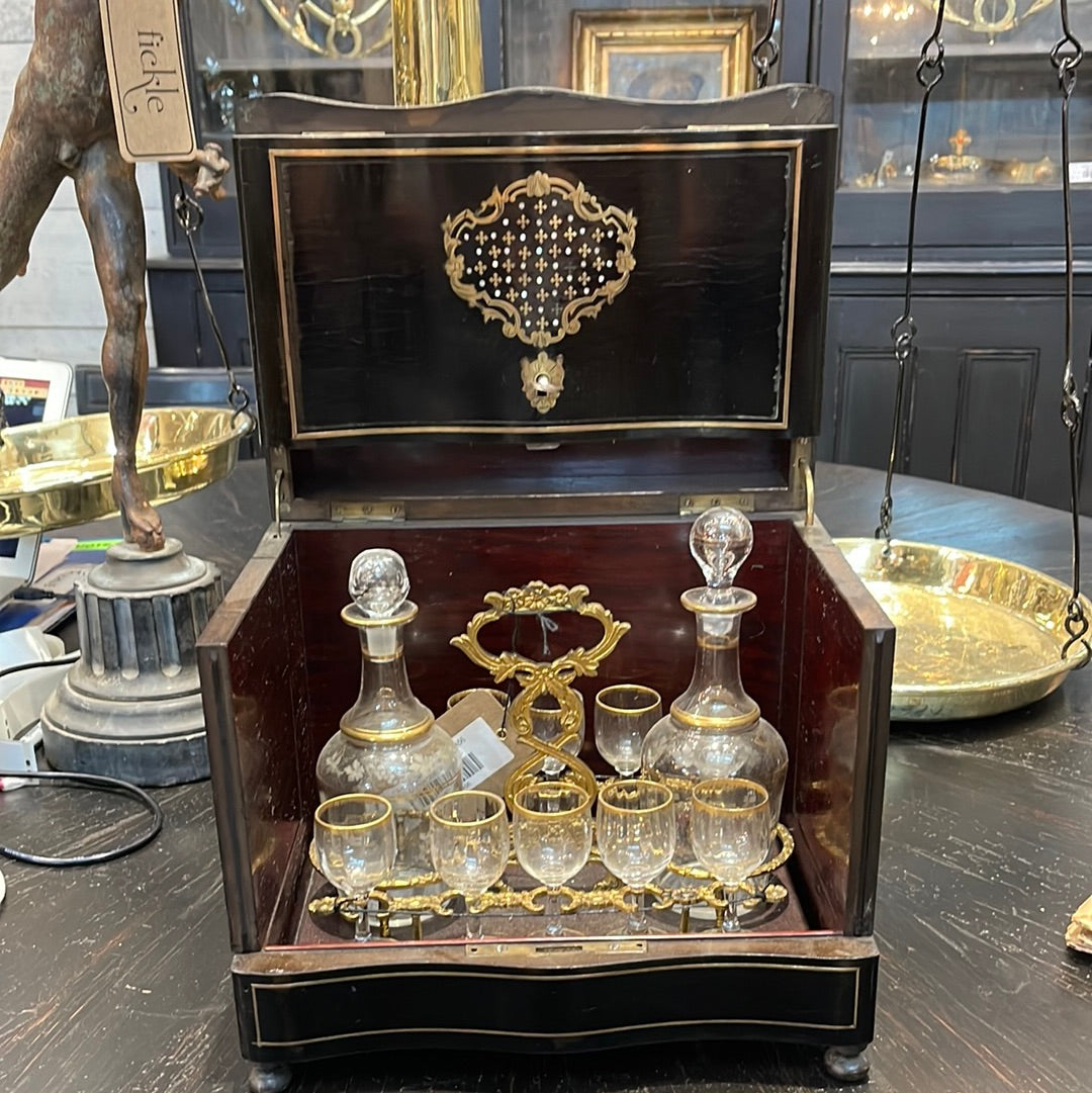 Cased Glass Set 1880 CA56