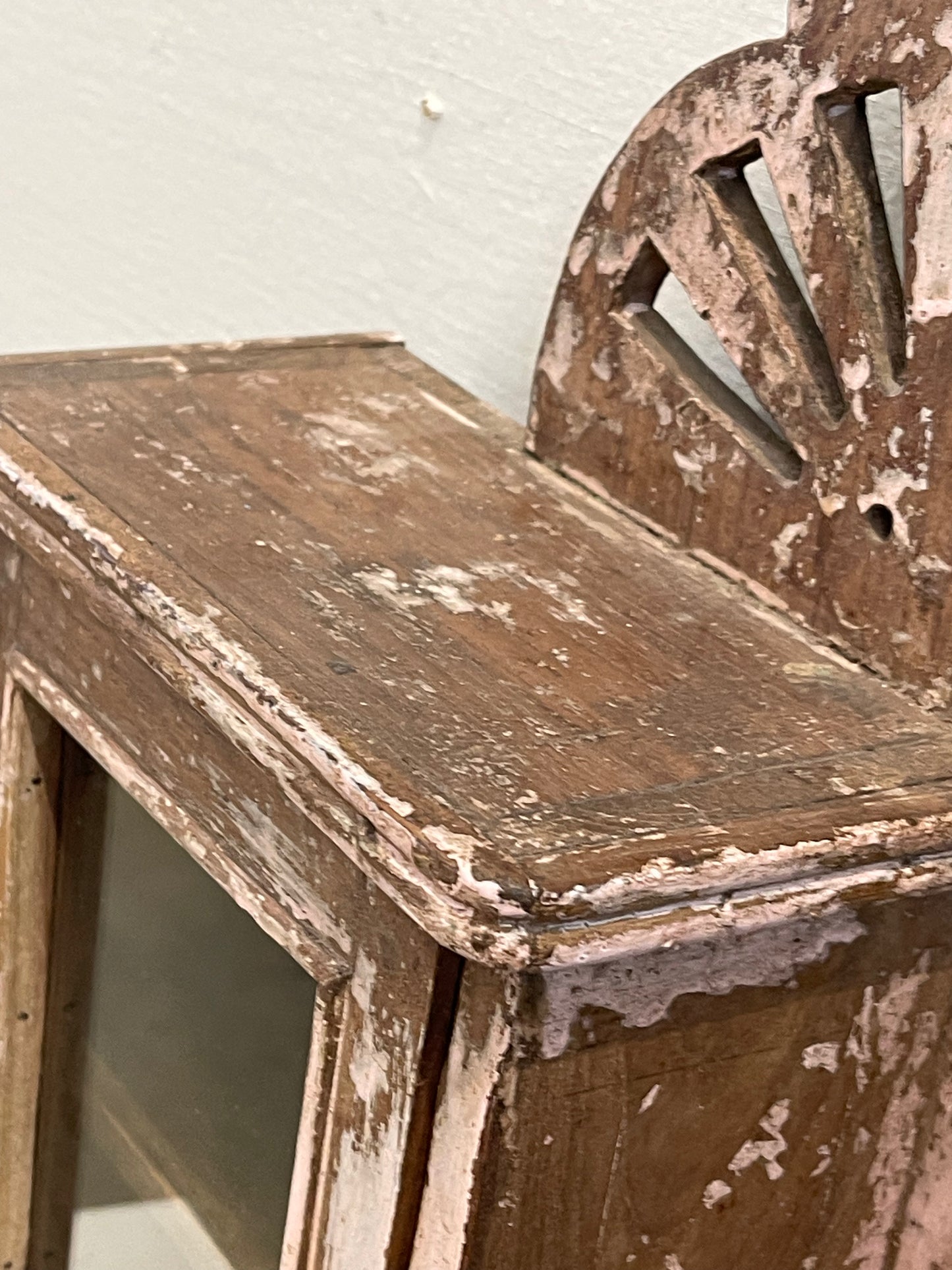 Shelf with Mirror and Towel Bar