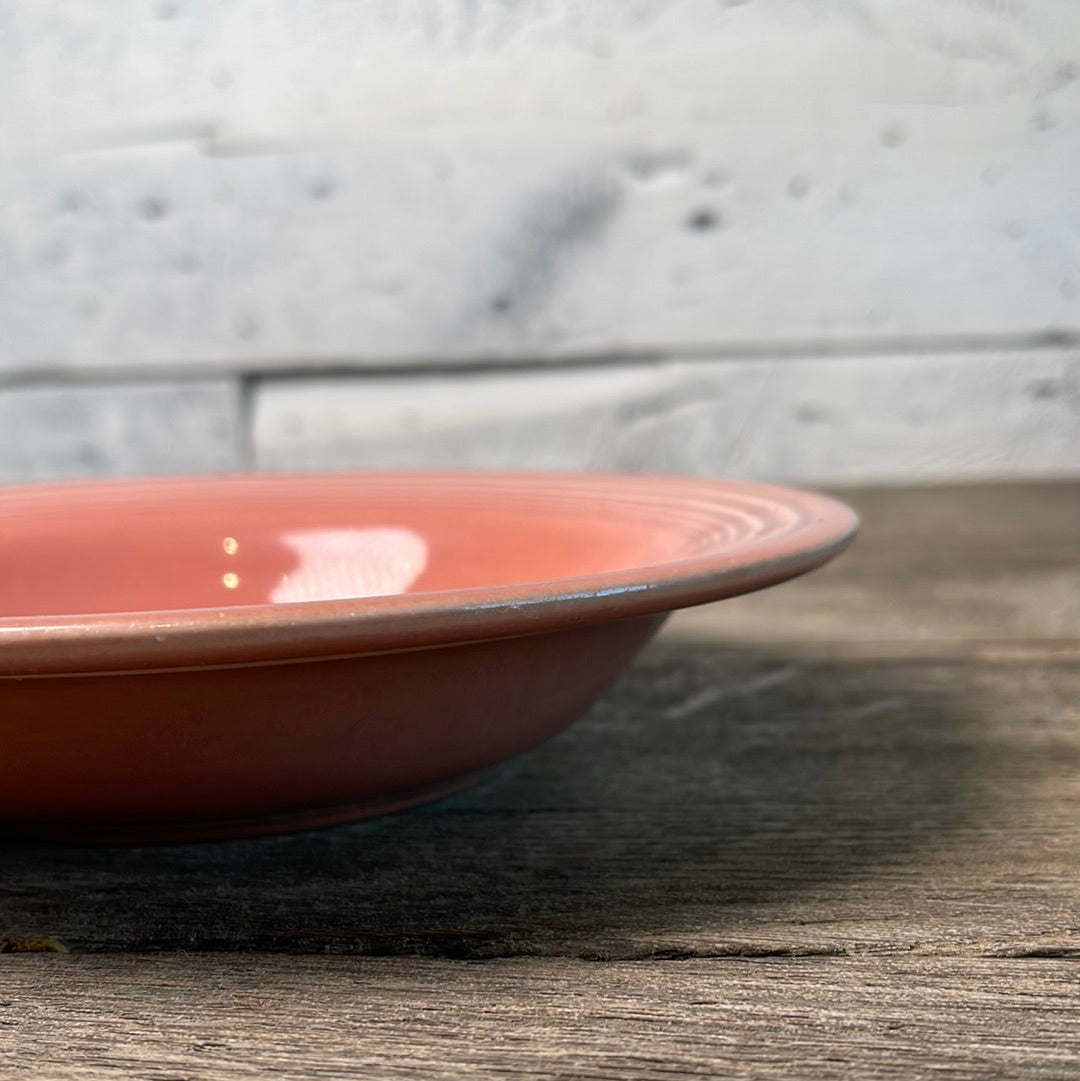 Vintage Fiestaware Peony Rim Soup Bowl