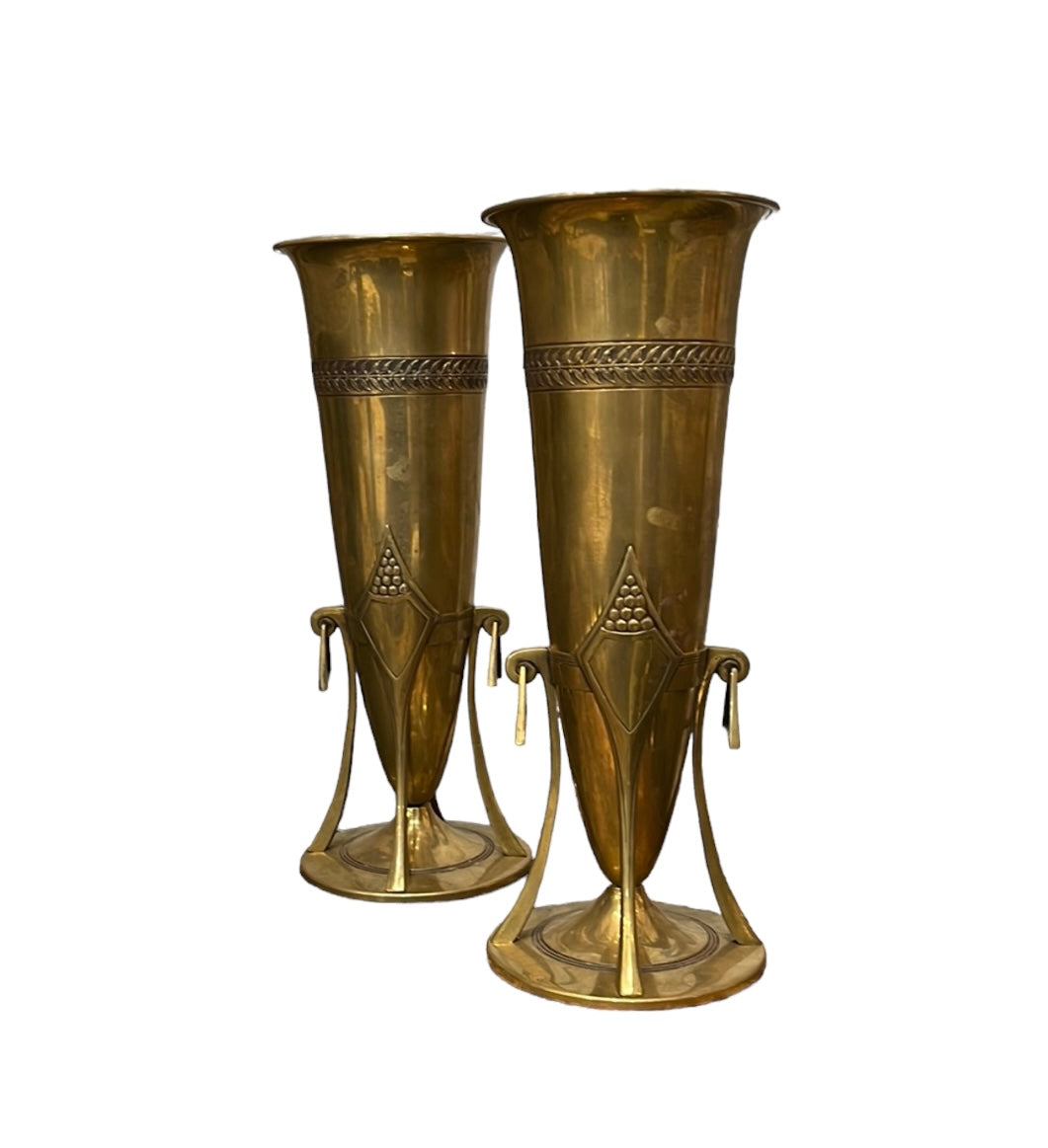 Trench Art Vase from Shell Casings