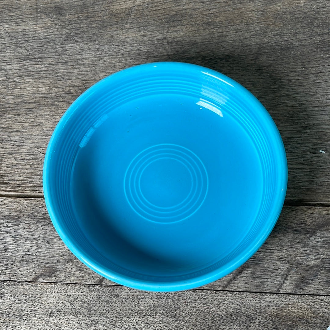 Fiestaware Dessert Bowl Vintage Turquoise Fiestaware