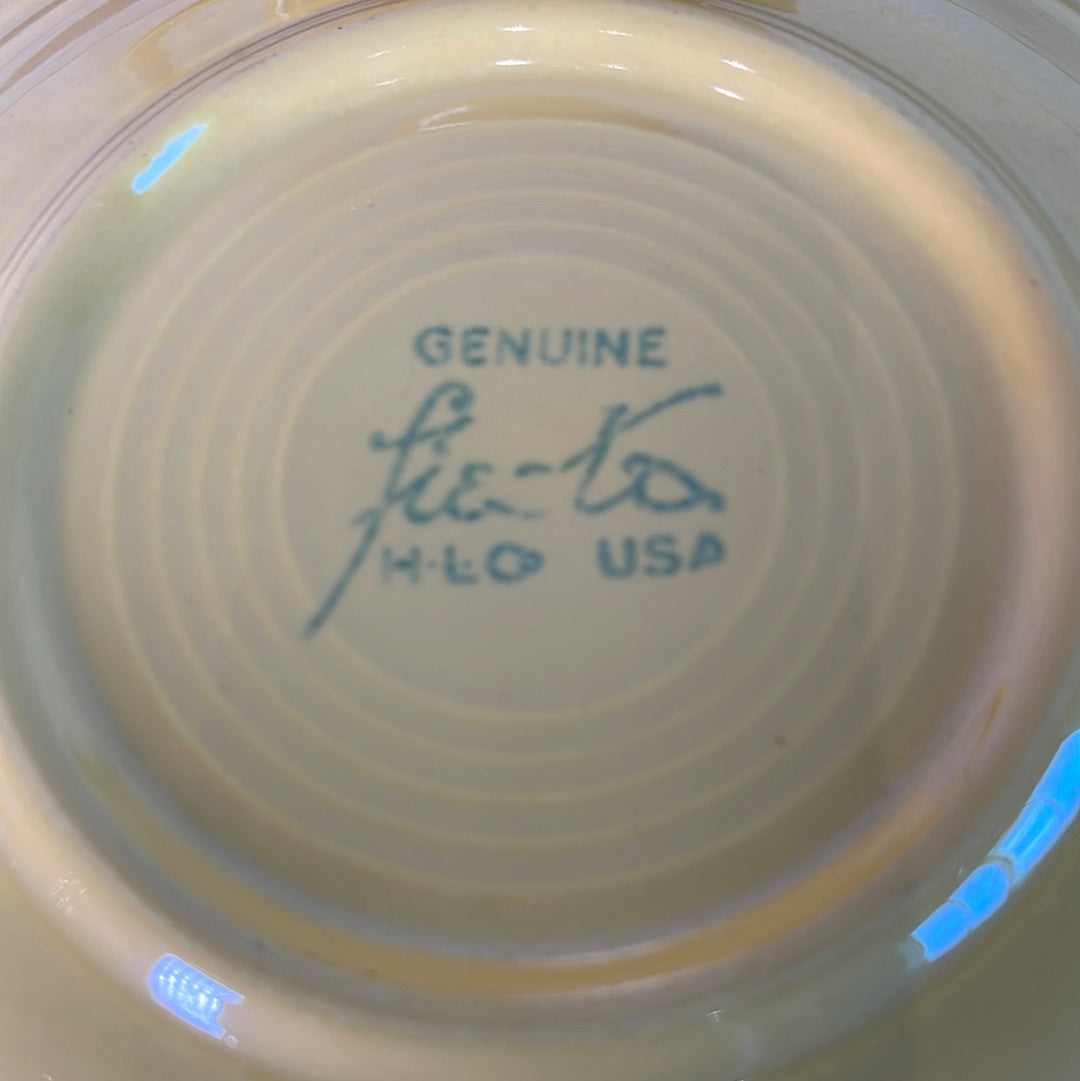 Antique Gold Fiesta Ware Cup and Saucer