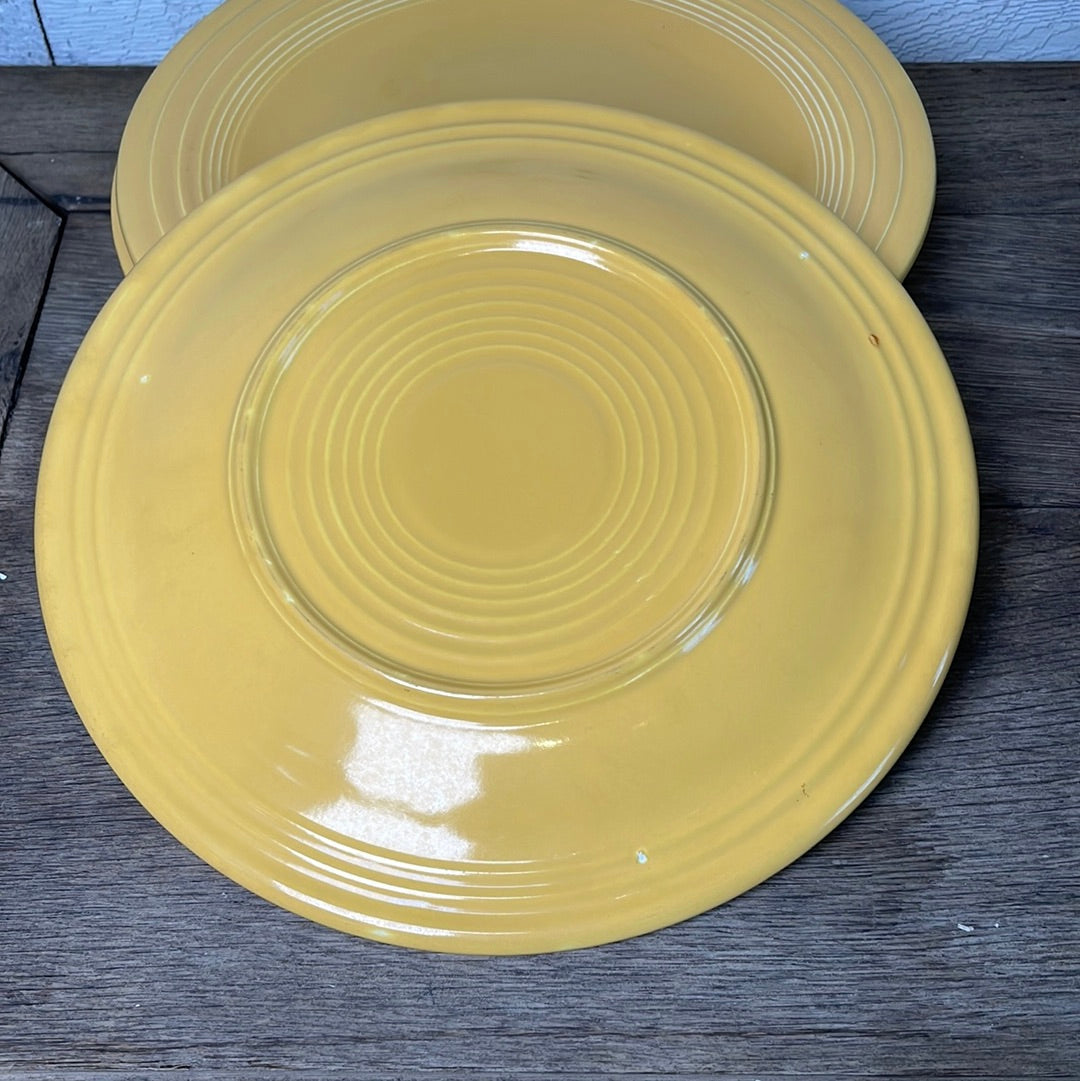 Vintage Fiestaware Antique Gold Dinner Plate 10 3/8”