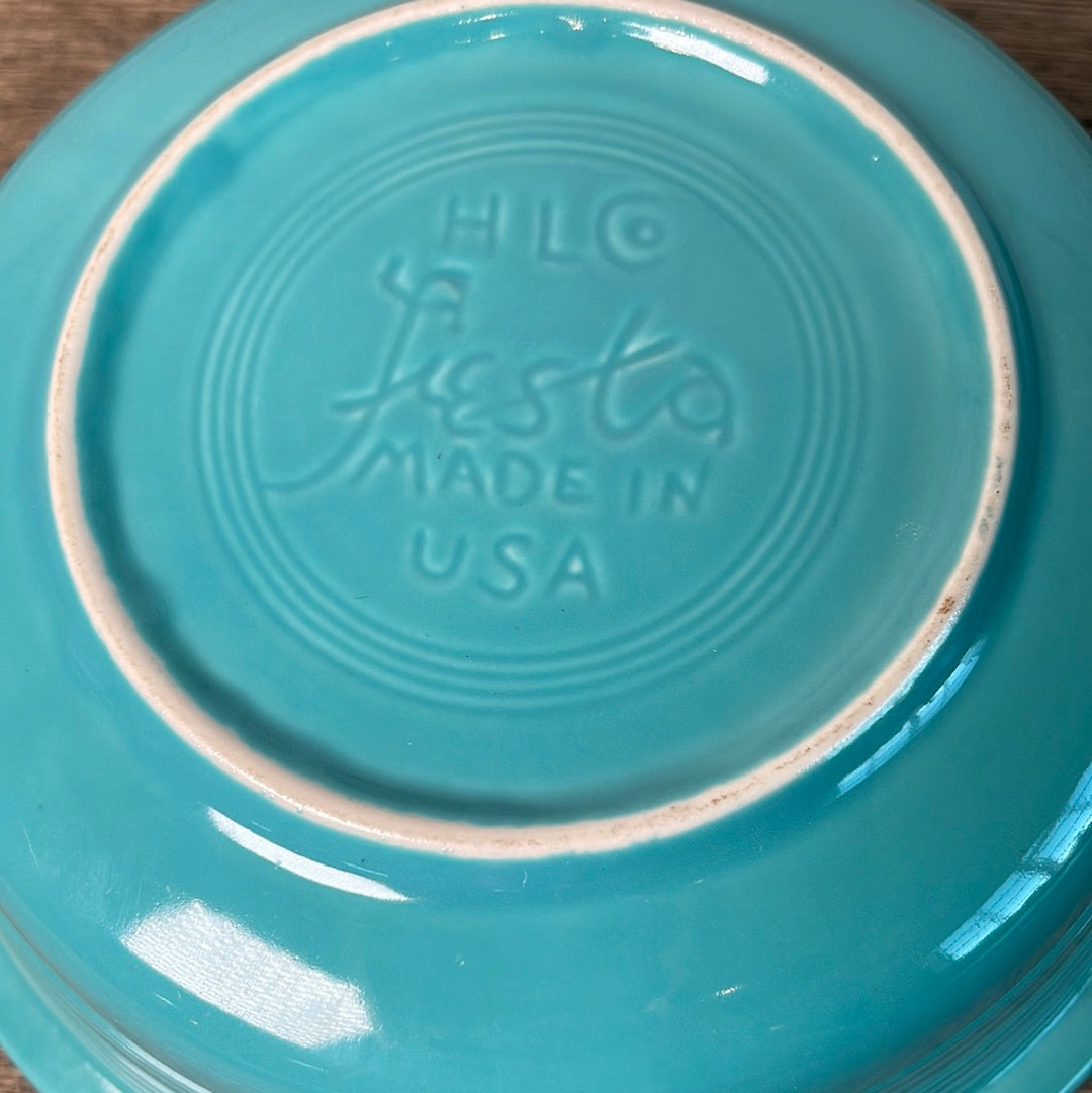 Fiestaware Nappy 6 7/8” Bowl Turquoise