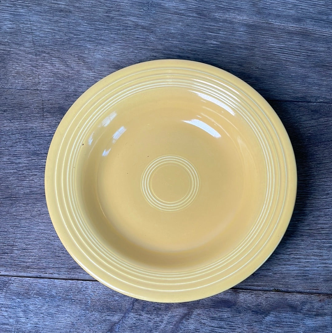 Vintage Fiestaware Antique Gold Rim Soup Bowl