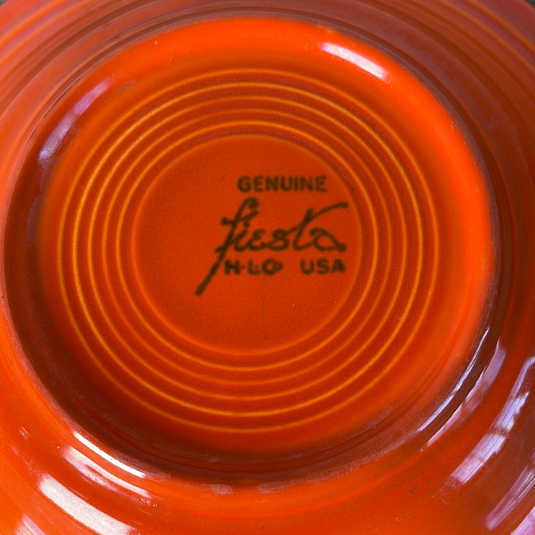 Vintage Fiestaware Original Red Rim Soup Bowl