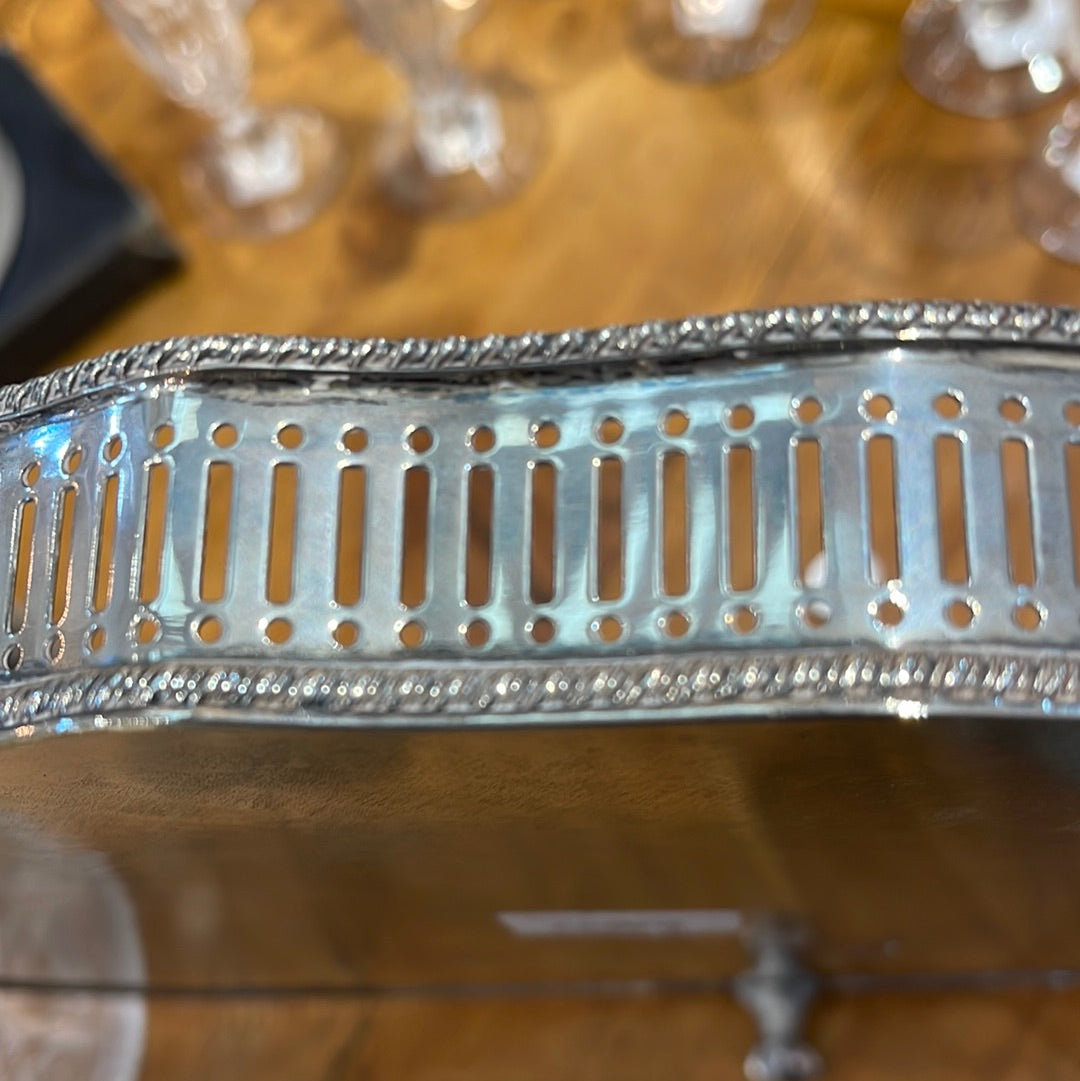 Silverplate Tray Claw and Ball Foot