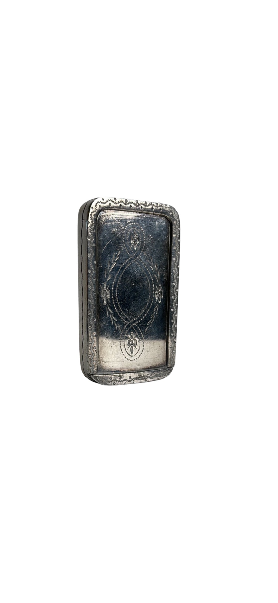 Small Silver Box with Sliding Lid