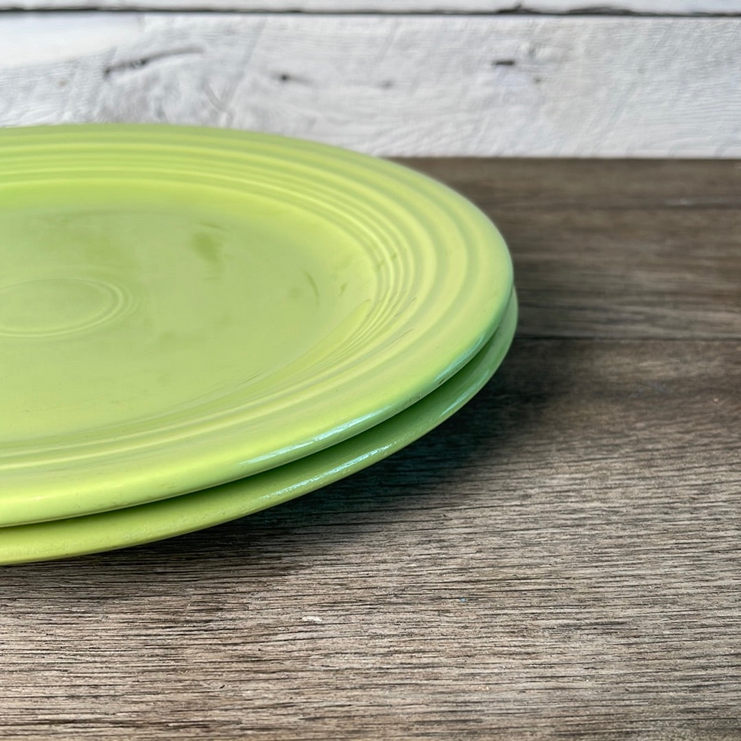 Vintage Fiestaware Chartreuse Dinner Plate 10 3/8”