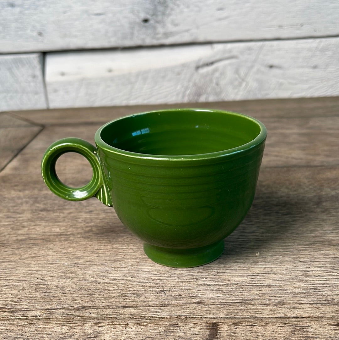 Homer Laughlin Fiesta Forest Green Cup Older Edition