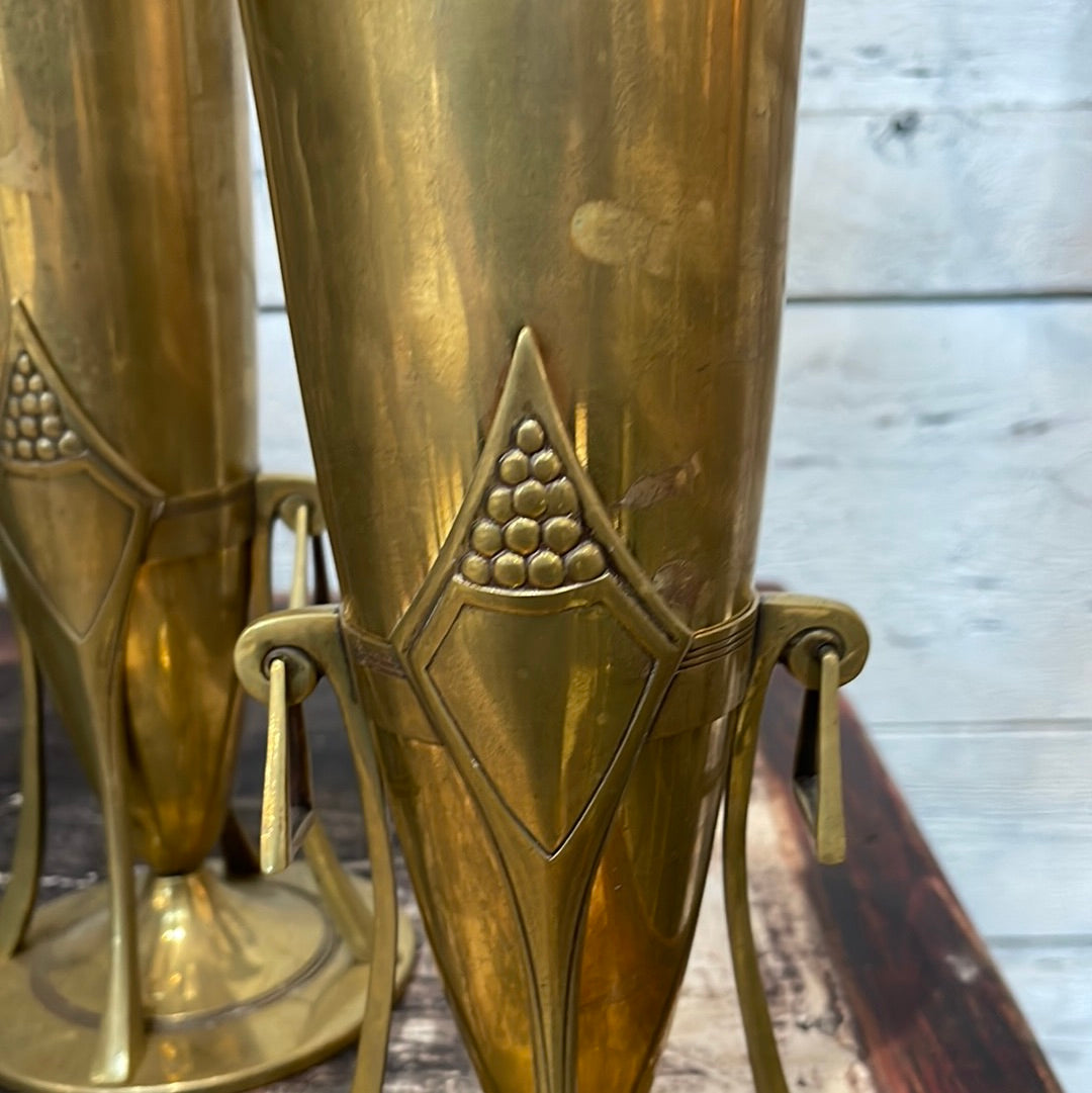 Trench Art Vase from Shell Casings