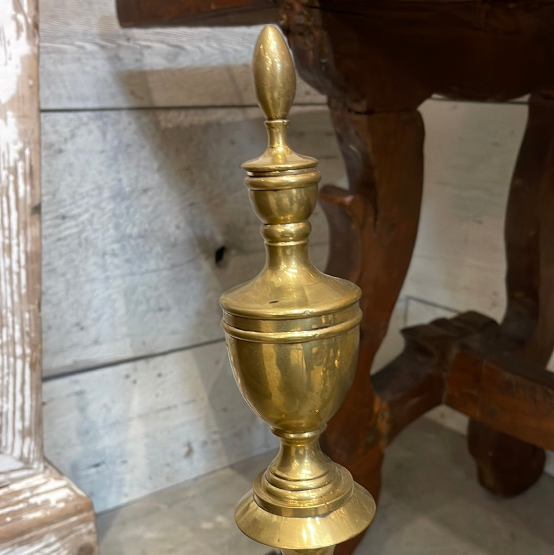 Brass Andirons